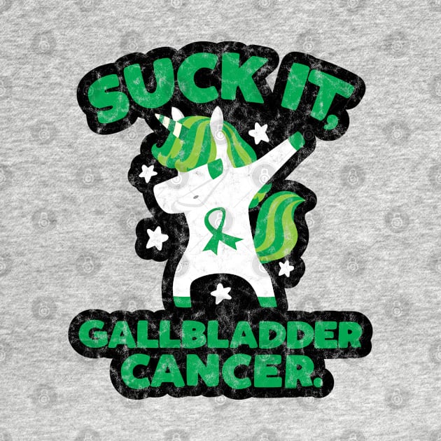 Suck It Gallbladder Cancer Unicorn by jomadado